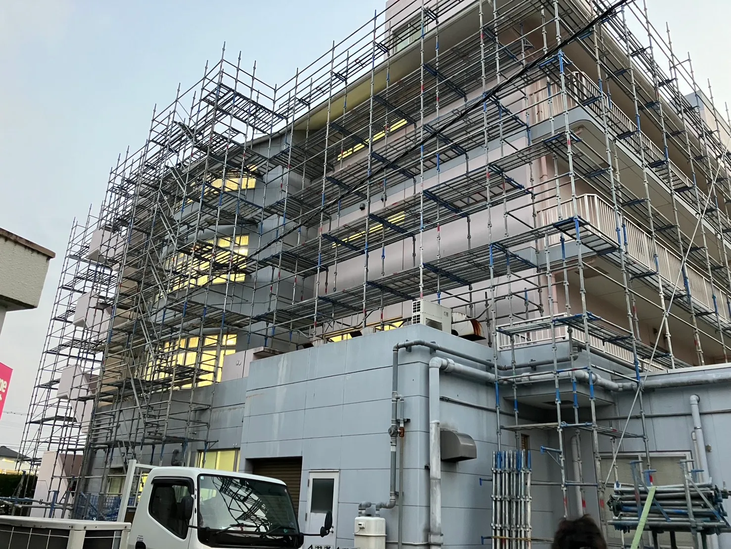 施工実績：足場工事一式