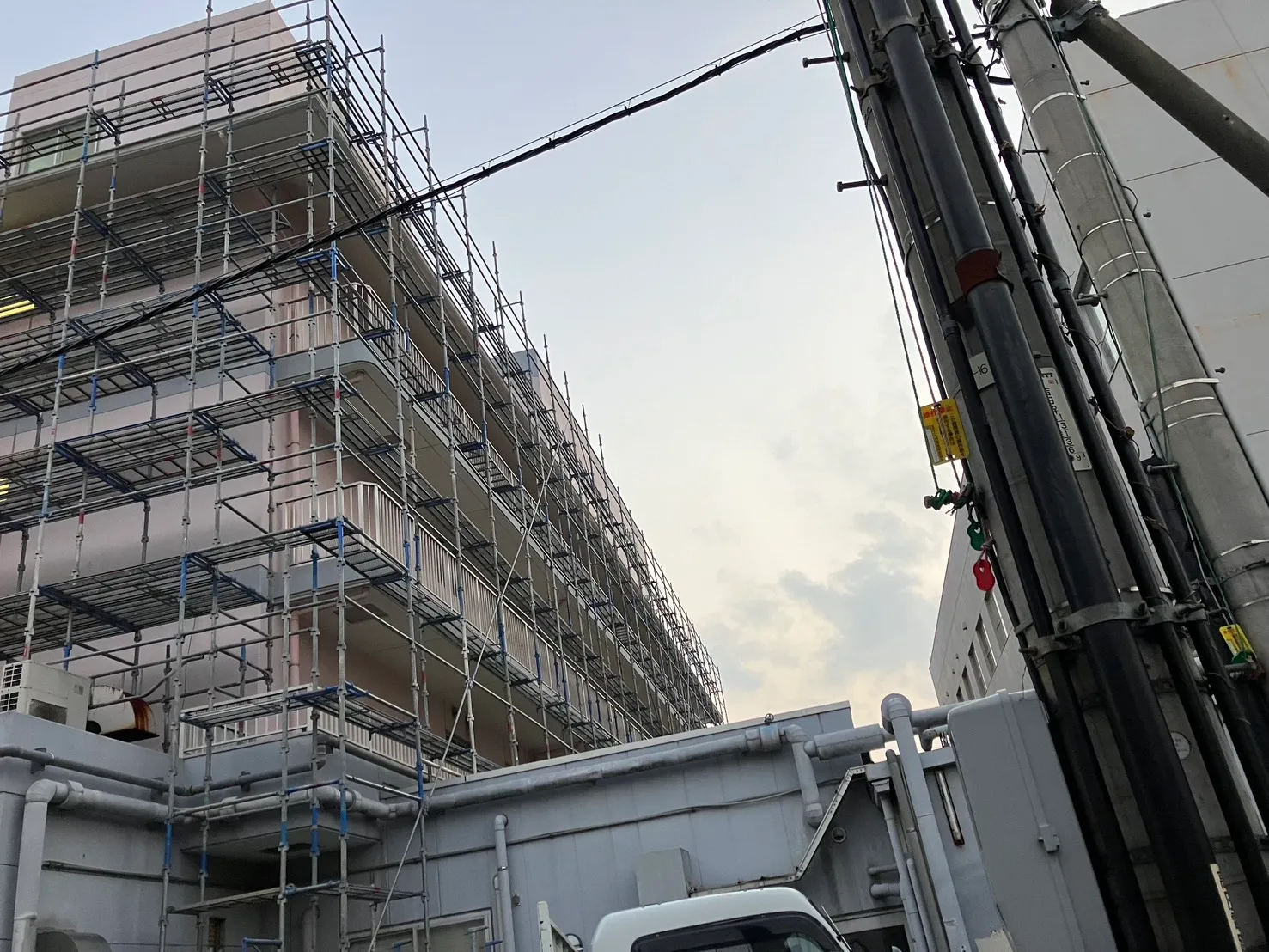 施工実績：足場工事一式