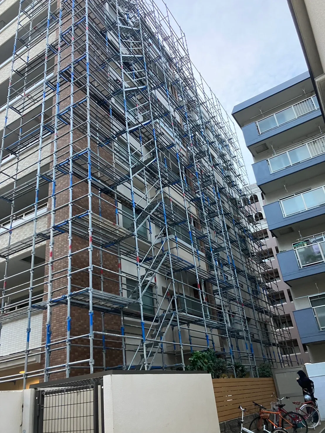 施工実績：足場工事一式